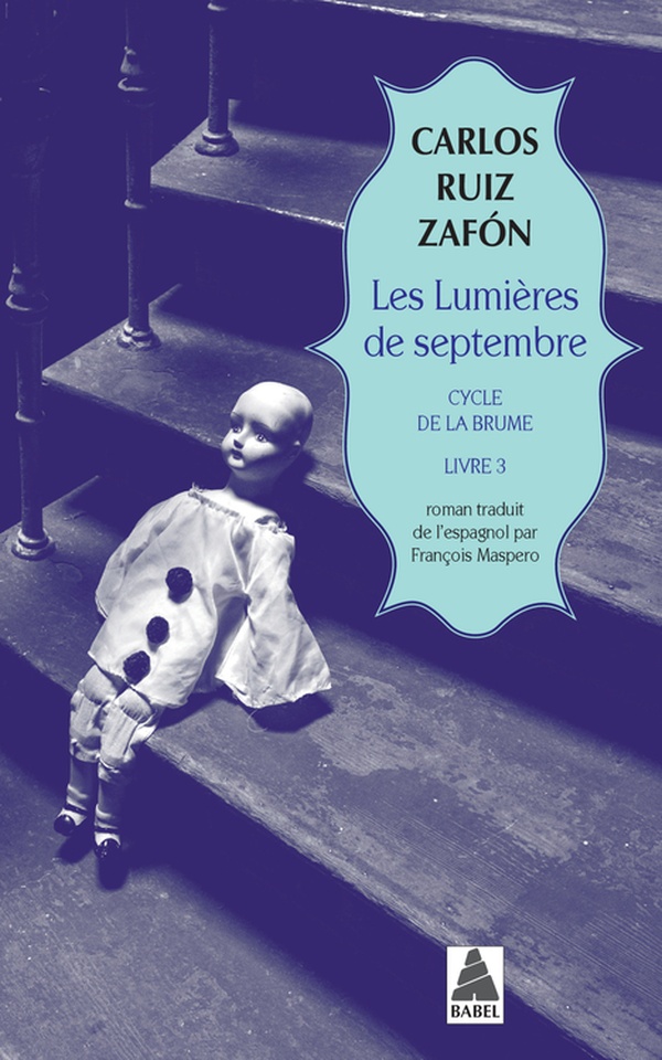 Couverture ebook de Les Lumières de septembre, de Carlos Ruiz Zafón
