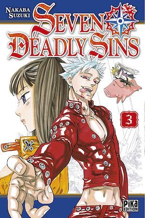 ebook cover of Seven Deadly Sins T03, by Nakaba Suzuki