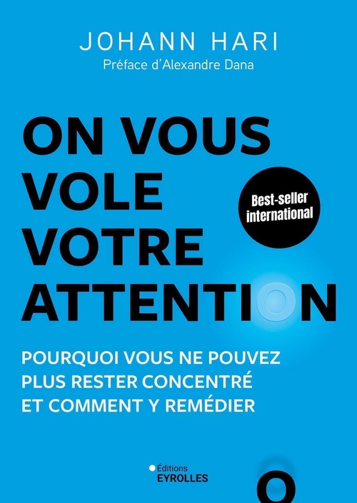 ebook cover of On vous vole votre attention !, by Johann Hari