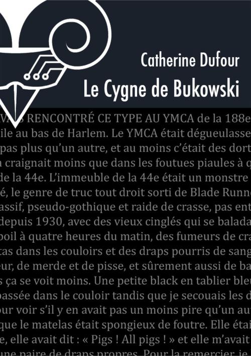 ebook cover of Le Cygne de Bukowski, by Catherine Dufour