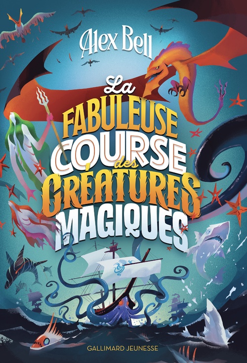 ebook cover of La fabuleuse course des créatures magiques, by Alex Bell
