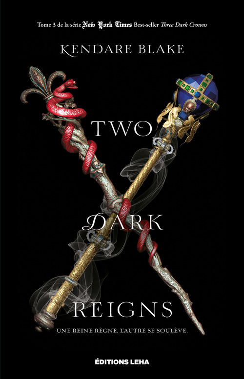 ebook cover of Two Dark Reigns, by Kendare Blake