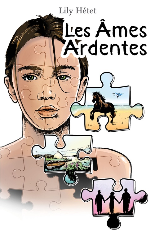 ebook cover of Les Âmes ardentes, by Lily Hétet-escalard