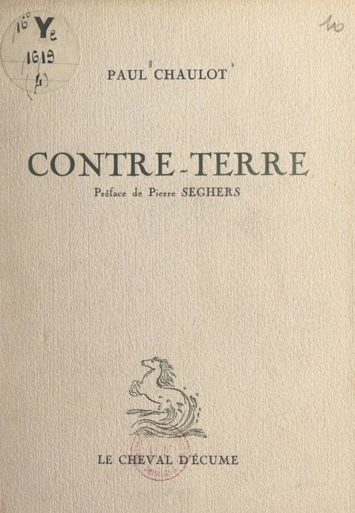 Couverture ebook de Contre-terre, de Paul Chaulot