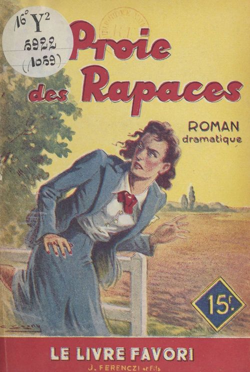 Couverture ebook de La proie des rapaces, de Paul Maraudy