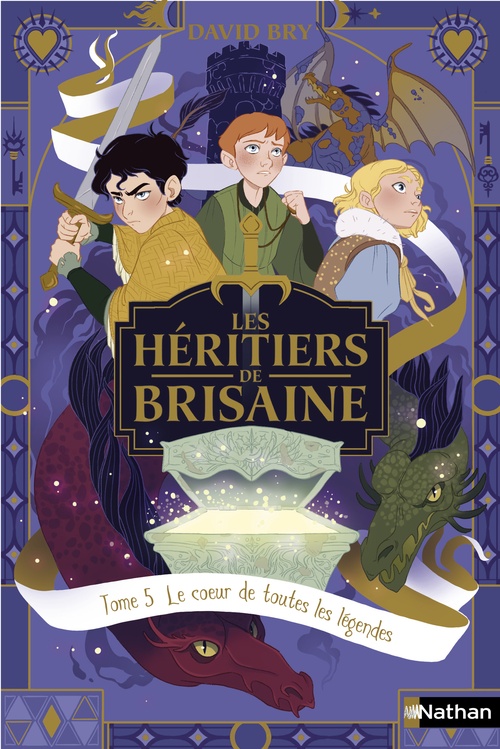 ebook cover of Les héritiers de Brisaine - Tome 5 Le Coeur de toutes les légendes, by David Bry
