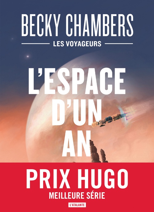 ebook cover of L'Espace d'un an, by Becky Chambers