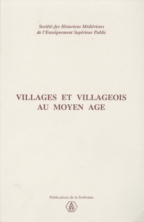 ebook cover of Village et villageois au Moyen Âge, by Violaine Sebillotte-Cuchet