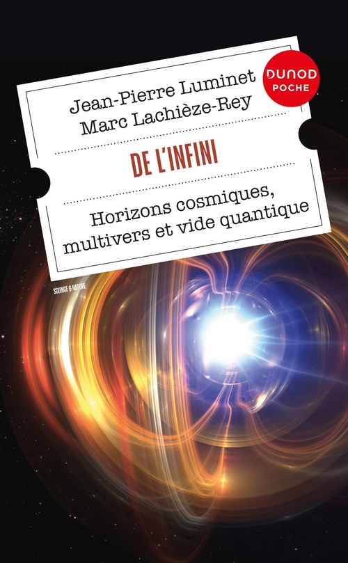 ebook cover of De l'infini, by Marc Lachièze-Rey, Jean-Pierre Luminet