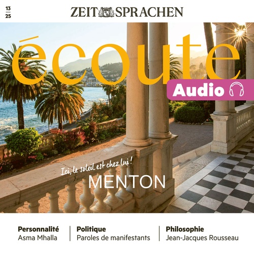 audiobook cover of Französisch lernen Audio - Menton an der Côte d'Azur, by Pauline Curtet