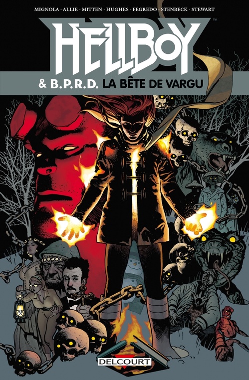 Couverture ebook de Hellboy et BPRD T06 - La Bête de Vargu, de Mike Mignola