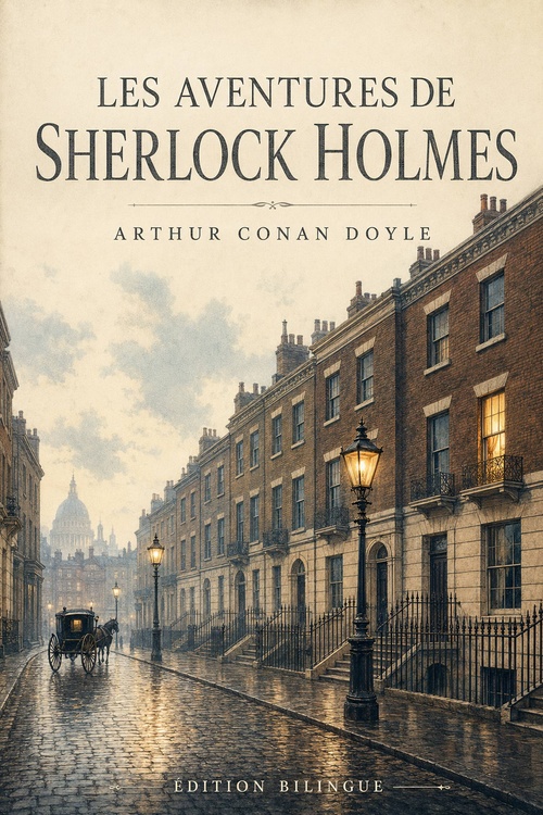 ebook cover of Les Aventures de Sherlock Holmes, by Arthur Conan Doyle