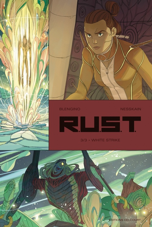 Couverture ebook de RUST T03 - White Strike, de Luca Blengino