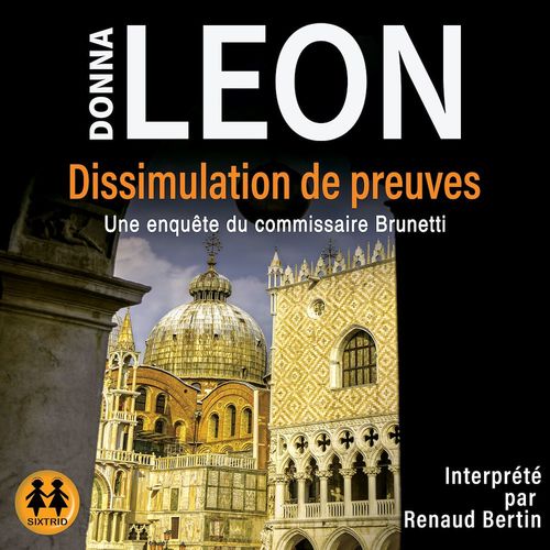 Couverture audiobook de Dissimulation de preuves, de Donna Leon