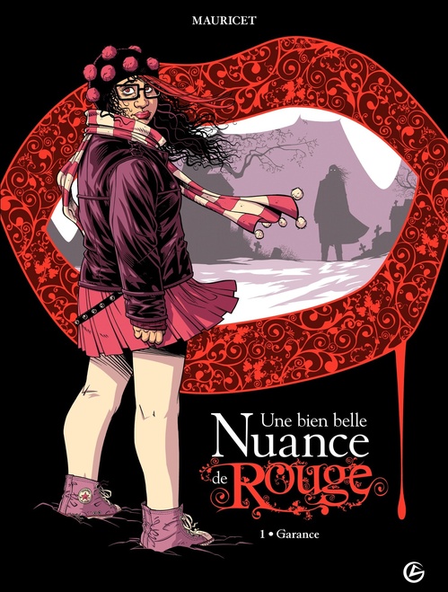 Couverture ebook de Une bien belle nuance de rouge, de Mauricet