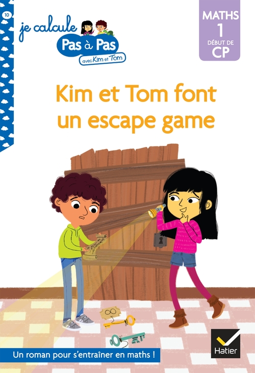 ebook cover of Kim et Tom Début de CP niveau 1 - Kim et Tom font un escape game, by Alice Turquois, Isabelle Chavigny