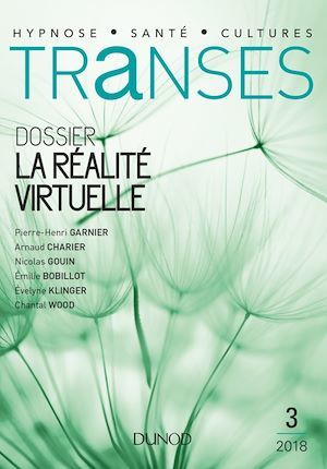 Couverture ebook de Transes n°3 - 2/2018 La Réalité virtuelle, de Collectif