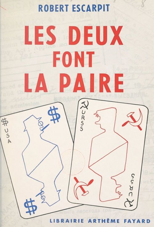 ebook cover of Les deux font la paire, by Robert Escarpit