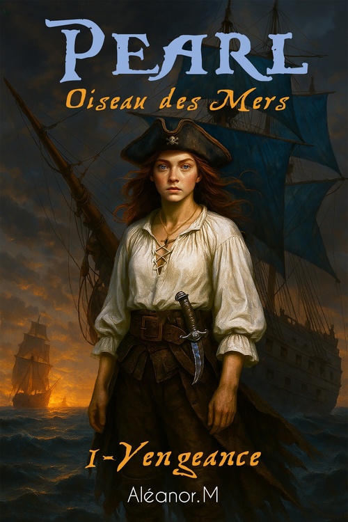 Couverture ebook de Pearl Oiseau des Mers, de Aléanor.M