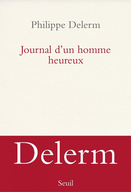 Couverture ebook de Journal d'un homme heureux, de Philippe Delerm