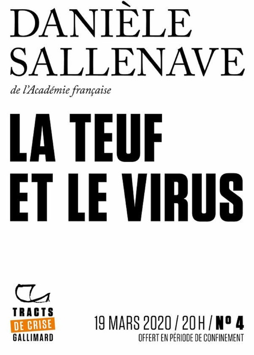 Couverture ebook de Tracts de Crise (N°04) - La teuf et le virus, de Daniele Sallenave