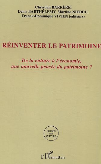 ebook cover of Réinventer le patrimoine, by Christian Barrere, Denis Barthelemy, Martino Nieddu, Franck-dominique Vivien