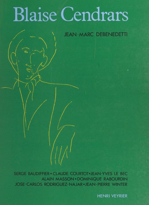 ebook cover of Blaise Cendrars, by Jean-Marc Debenedetti