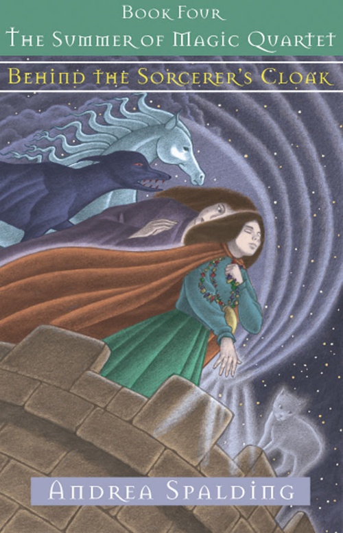 Couverture ebook de Behind the Sorcerer's Cloak, de Andrea Spalding