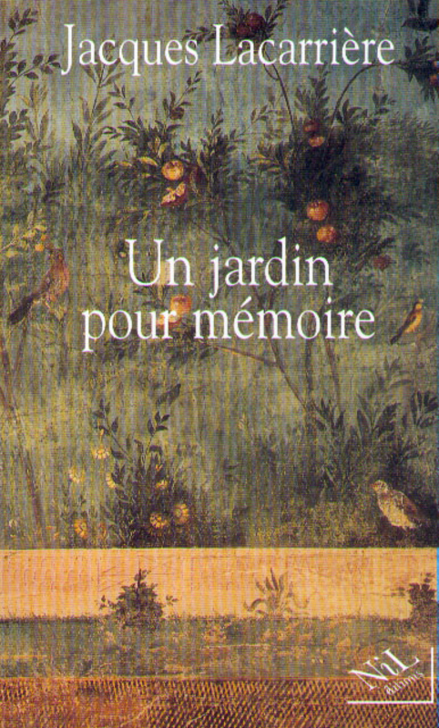 Couverture ebook de Un jardin pour mémoire, de Jacques Lacarrière