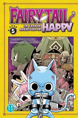 Couverture ebook de Fairy Tail - La grande aventure de Happy T05, de Kenshirô Sakamoto