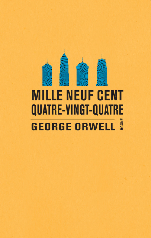 ebook cover of Mille neuf cent quatre-vingt-quatre, by George Orwell