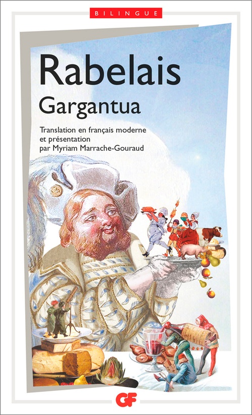 Couverture ebook de Gargantua (édition bilingue), de François Rabelais