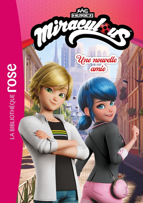 Couverture ebook de Miraculous (Nouvelles histoires) 02 - Une nouvelle amie, de Zagtoon