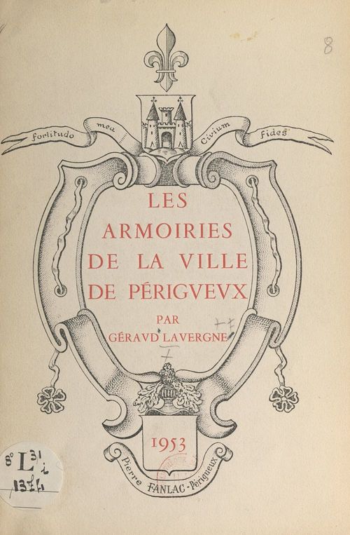 Couverture ebook de Les armoiries de la ville de Périgueux, de Geraud Lavergne