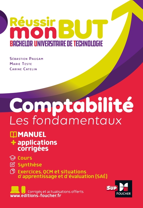 Couverture ebook de Réussir mon BUT : Bachelor universitaire de technologie - Comptabilité, de Alain Burlaud