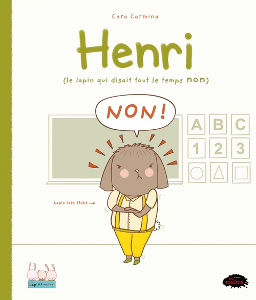 ebook cover of Henri (le lapin qui disait tout le temps non), by Cara Carmina