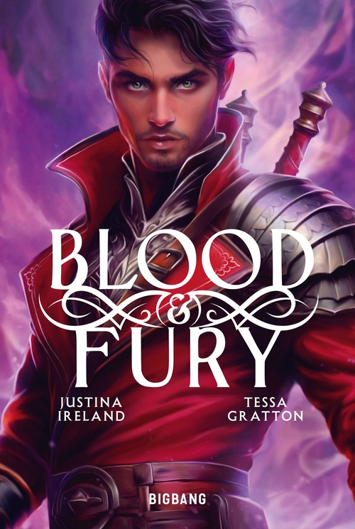 ebook cover of Chaos & Flame, T2 : Blood & Fury, by Tessa Gratton, Justina Ireland