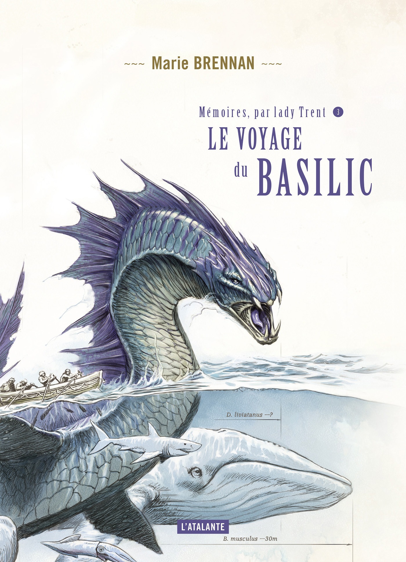 ebook cover of Le voyage du Basilic, by Marie Brennan