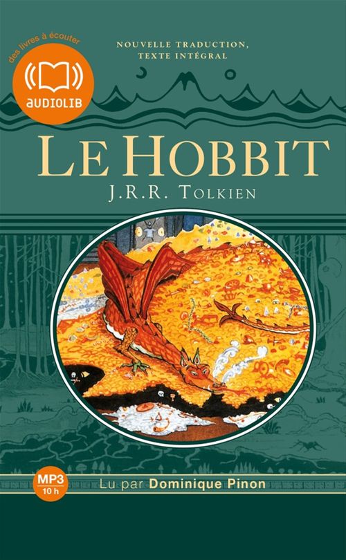 audiobook cover of Le Hobbit, by J. R. R. Tolkien