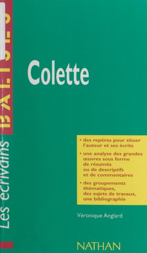 ebook cover of Colette, by Véronique Anglard