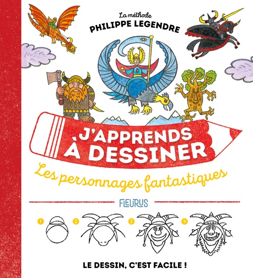 ebook cover of J'apprends à dessiner les personnages fantastiques, by Collectif