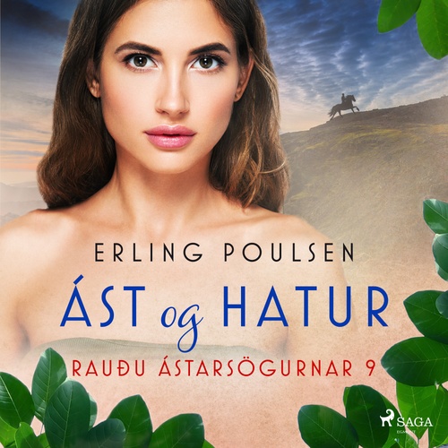 audiobook cover of Ást og hatur (Rauðu ástarsögurnar 9), by Erling Poulsen