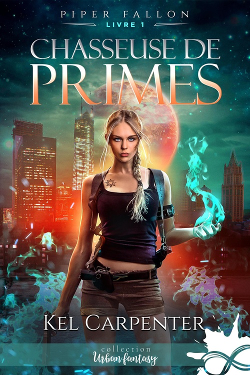 Couverture ebook de Chasseuse de primes, de Kel Carpenter