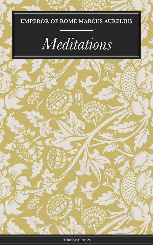 ebook cover of Meditations, by Marcus Aurelius