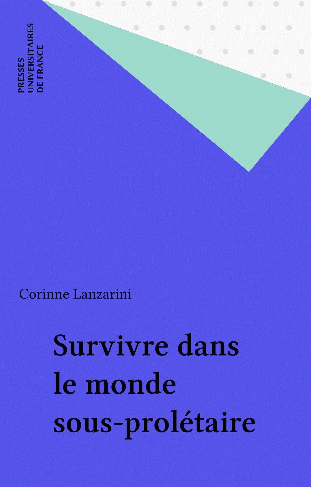 Couverture ebook de Survivre dans le monde sous-prolétaire, de Corinne Lanzarini