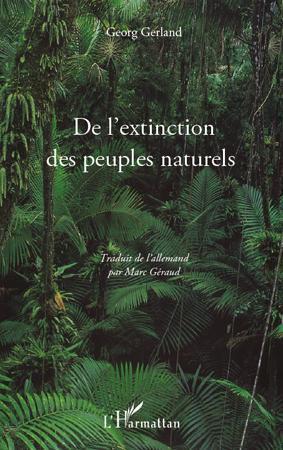Couverture ebook de De l'extinction des peuples naturels, de Georg Gerland