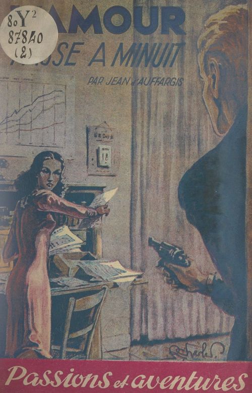 ebook cover of L'amour passe à minuit, by Jean D''Auffargis