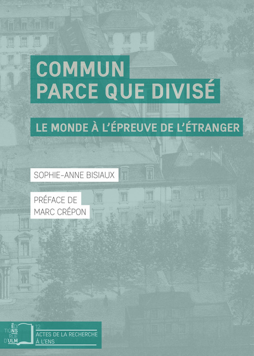 ebook cover of Commun parce que divisé, by Sophie-Anne Bisiaux