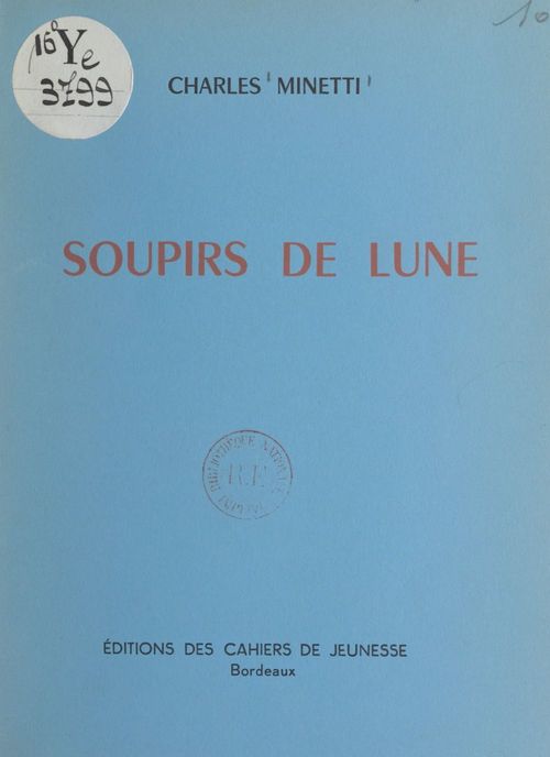 Couverture ebook de Soupirs de lune, de Charles Minetti