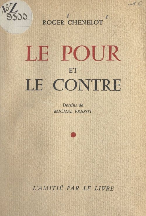Couverture ebook de Le pour et le contre, de Roger Chenelot